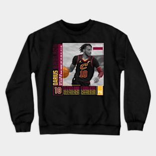 Darius Garland Paper Poster Crewneck Sweatshirt